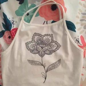 Pacsun LA Hearts Crop Top